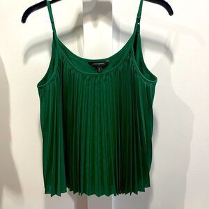 Banana Republic size M green and dark blue pin-stripes sleeveless tank top.